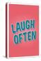 Laugh Often-null-Stretched Canvas