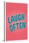 Laugh Often-null-Stretched Canvas