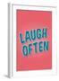 Laugh Often-null-Framed Art Print