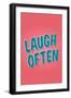 Laugh Often-null-Framed Art Print