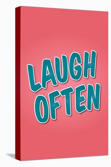 Laugh Often-null-Stretched Canvas