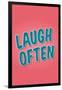 Laugh Often-null-Framed Art Print