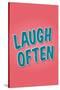 Laugh Often-null-Stretched Canvas