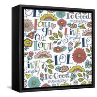 Laugh Out Loud-Elizabeth Caldwell-Framed Stretched Canvas