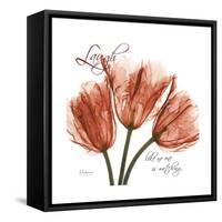 Laugh Tulips-Albert Koetsier-Framed Stretched Canvas