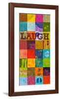 Laugh-null-Framed Art Print