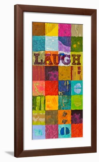 Laugh-null-Framed Art Print