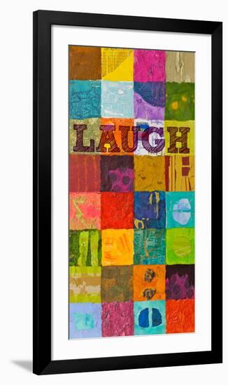 Laugh-null-Framed Art Print