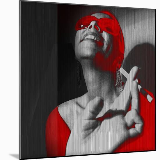 Laugh-NaxArt-Mounted Art Print