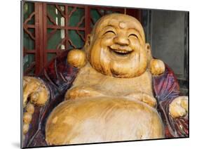 Laughing Buddha, Tanzhe Temple, Beijing, China, Asia-Jochen Schlenker-Mounted Photographic Print