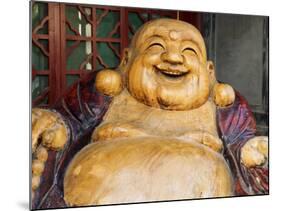 Laughing Buddha, Tanzhe Temple, Beijing, China, Asia-Jochen Schlenker-Mounted Photographic Print