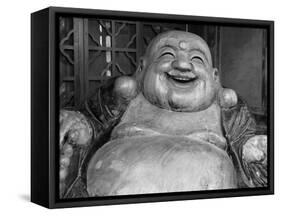 Laughing Buddha, Tanzhe Temple, Beijing, China, Asia-Jochen Schlenker-Framed Stretched Canvas