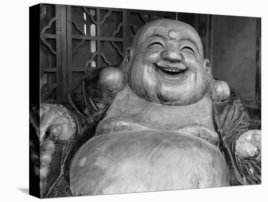 Laughing Buddha, Tanzhe Temple, Beijing, China, Asia-Jochen Schlenker-Stretched Canvas