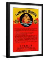 Laughing Buddha-Curt Teich & Company-Framed Art Print