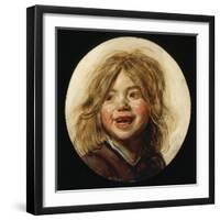 Laughing Child, c.1620-5-Frans Hals-Framed Giclee Print