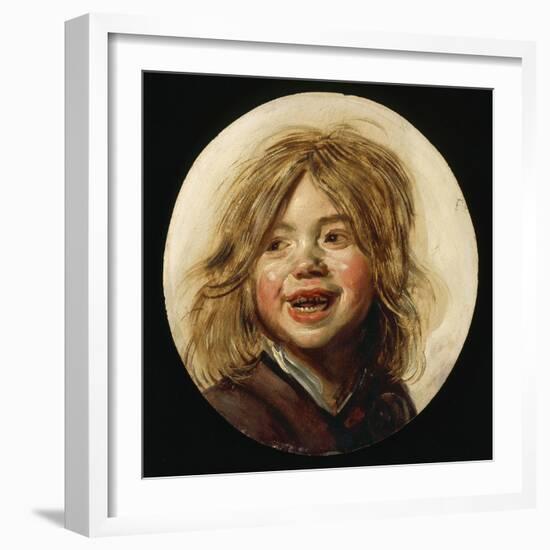 Laughing Child, c.1620-5-Frans Hals-Framed Giclee Print