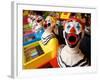 Laughing Clowns Side-Show, Rotorua, Bay of Plenty, North Island, New Zealand-David Wall-Framed Photographic Print