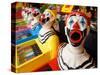 Laughing Clowns Side-Show, Rotorua, Bay of Plenty, North Island, New Zealand-David Wall-Stretched Canvas