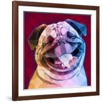 Laughing Dog-Enrico Varrasso-Framed Art Print