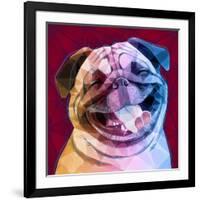 Laughing Dog-Enrico Varrasso-Framed Art Print