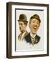 Laughing Friend-null-Framed Art Print