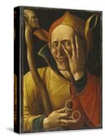 Laughing Jester-Netherlandish School-Stretched Canvas
