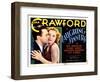 Laughing Sinners, from Left, Neil Hamilton, Joan Crawford, 1931-null-Framed Art Print