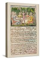 Laughing Song', Plate 26 from 'Songs of Innocence and of Experience' [Bentley 15] C.1789-94-William Blake-Stretched Canvas