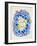 Laughs in Flowers ? Blue and Gold Palette-Cat Coquillette-Framed Art Print