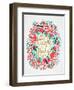 Laughs in Flowers - Pink Palette-Cat Coquillette-Framed Art Print