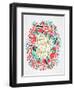 Laughs in Flowers - Pink Palette-Cat Coquillette-Framed Art Print