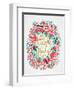Laughs in Flowers - Pink Palette-Cat Coquillette-Framed Art Print