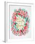 Laughs in Flowers - Pink Palette-Cat Coquillette-Framed Art Print