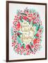 Laughs in Flowers - Pink Palette-Cat Coquillette-Framed Art Print