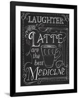 Laughter and Latte-Fiona Stokes-Gilbert-Framed Giclee Print