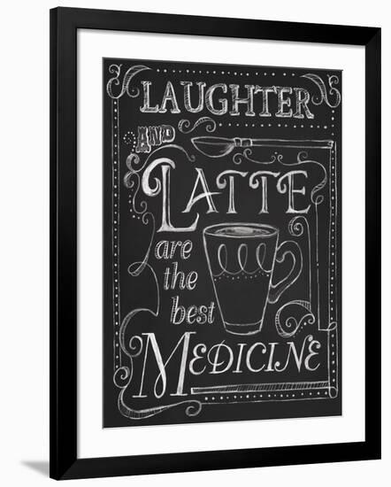 Laughter and Latte-Fiona Stokes-Gilbert-Framed Giclee Print