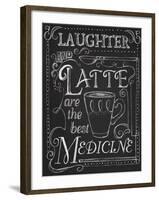 Laughter and Latte-Fiona Stokes-Gilbert-Framed Giclee Print