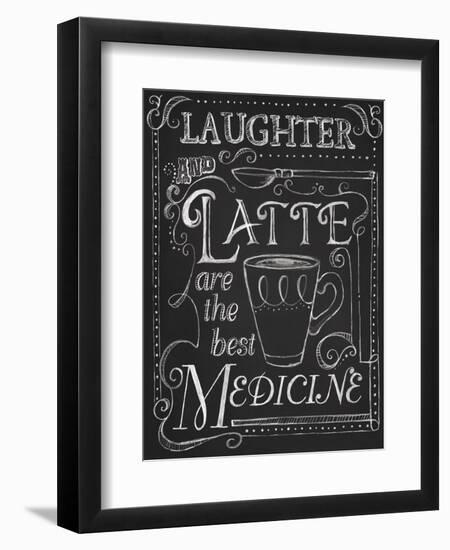 Laughter and Latte-Fiona Stokes-Gilbert-Framed Premium Giclee Print