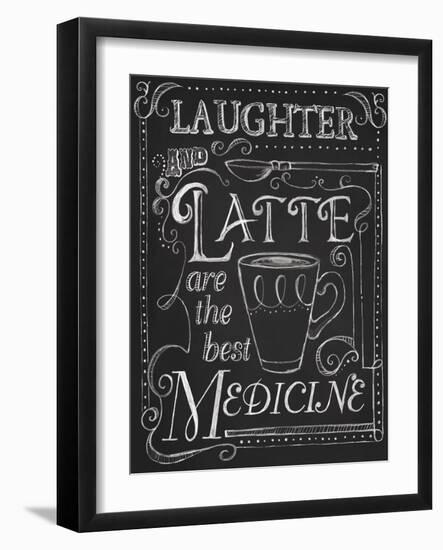 Laughter and Latte-Fiona Stokes-Gilbert-Framed Giclee Print