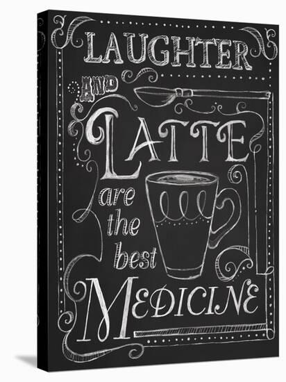 Laughter and Latte-Fiona Stokes-Gilbert-Stretched Canvas