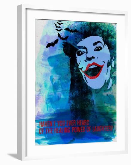 Laughter Watercolor-Anna Malkin-Framed Art Print