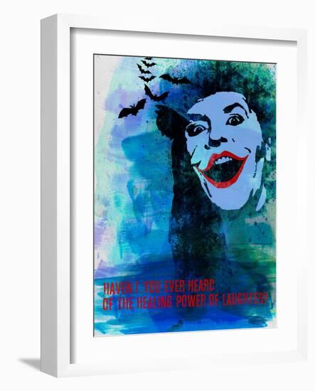 Laughter Watercolor-Anna Malkin-Framed Art Print