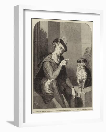 Launce's Lecture, Two Gentlemen of Verona, Act Iv, Scene 4-Thomas Francis Dicksee-Framed Giclee Print