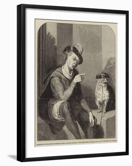 Launce's Lecture, Two Gentlemen of Verona, Act Iv, Scene 4-Thomas Francis Dicksee-Framed Giclee Print