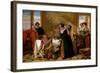 Launce's Substitute for Proteus' Dog, 1849 (Oil on Canvas)-Augustus Leopold Egg-Framed Giclee Print