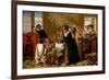 Launce's Substitute for Proteus' Dog, 1849 (Oil on Canvas)-Augustus Leopold Egg-Framed Giclee Print