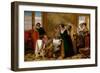 Launce's Substitute for Proteus' Dog, 1849 (Oil on Canvas)-Augustus Leopold Egg-Framed Giclee Print