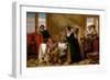 Launce's Substitute for Proteus' Dog, 1849 (Oil on Canvas)-Augustus Leopold Egg-Framed Giclee Print