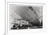 Launch Ceremony for Zeppelin LZ127 Graf Zeppelin, Friedrichshafen, Germany, 9th July 1928-null-Framed Giclee Print