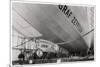 Launch Ceremony for Zeppelin LZ127 Graf Zeppelin, Friedrichshafen, Germany, 9th July 1928-null-Mounted Giclee Print